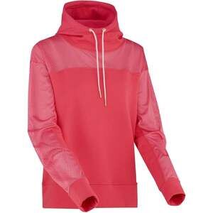 Kari Traa Victoria Pink Mesh Hoodie Sweatshirt Comfort Gym Women's Med